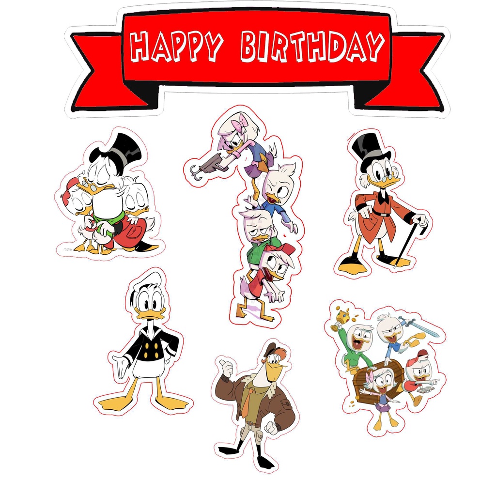

TOPPER CAKE CUSTOM TOPPER ULANG TAHUN / HIASAN KUE DONALD DUCK
