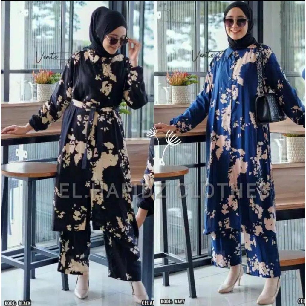 ONE SET JUMBO MALIKA TUNIK/RAYON JUMBO/FASHION WANITA/COD -Shandys.Store