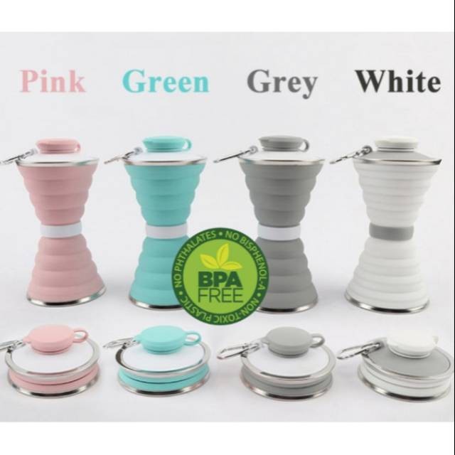 F960 Botol Minum Lipat BPA FREE / Botol Minum Slicon