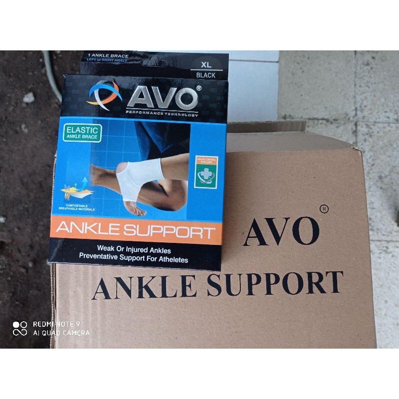 COD ankle support original AVO hitam