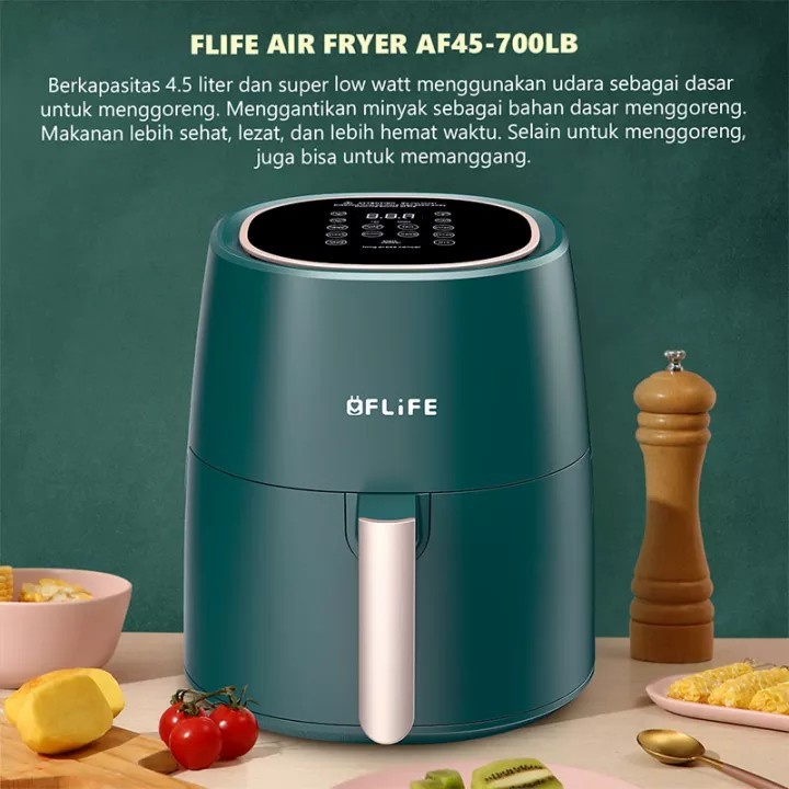 FLIFE AF45-700LB Digital Air Fryer 4.5L Super LOW WATT