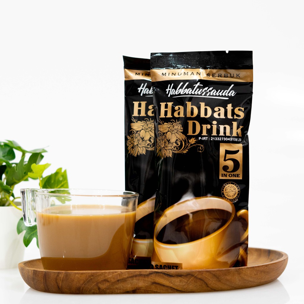 Kopi Habbats Drink Minuman Pack 3 Sachet Habbatusauda Serbuk