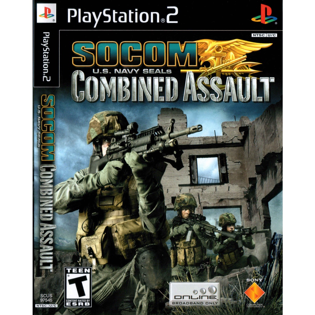 KASET DVD GAME PS2: SOCOM COMBINED ASSAULT