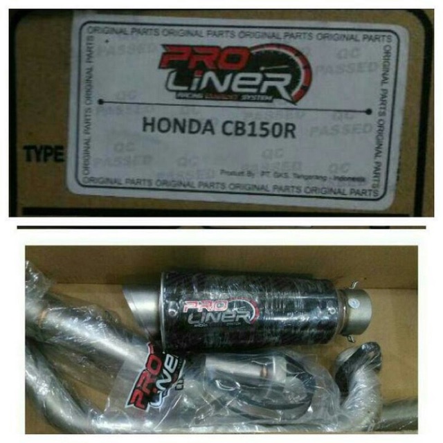Knalpot Proliner CB 150 old TR -1 Short carbon