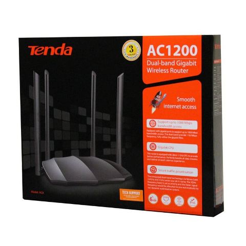 Tenda AC8 AC1200 Dual-Band Gigabit Wireless Router