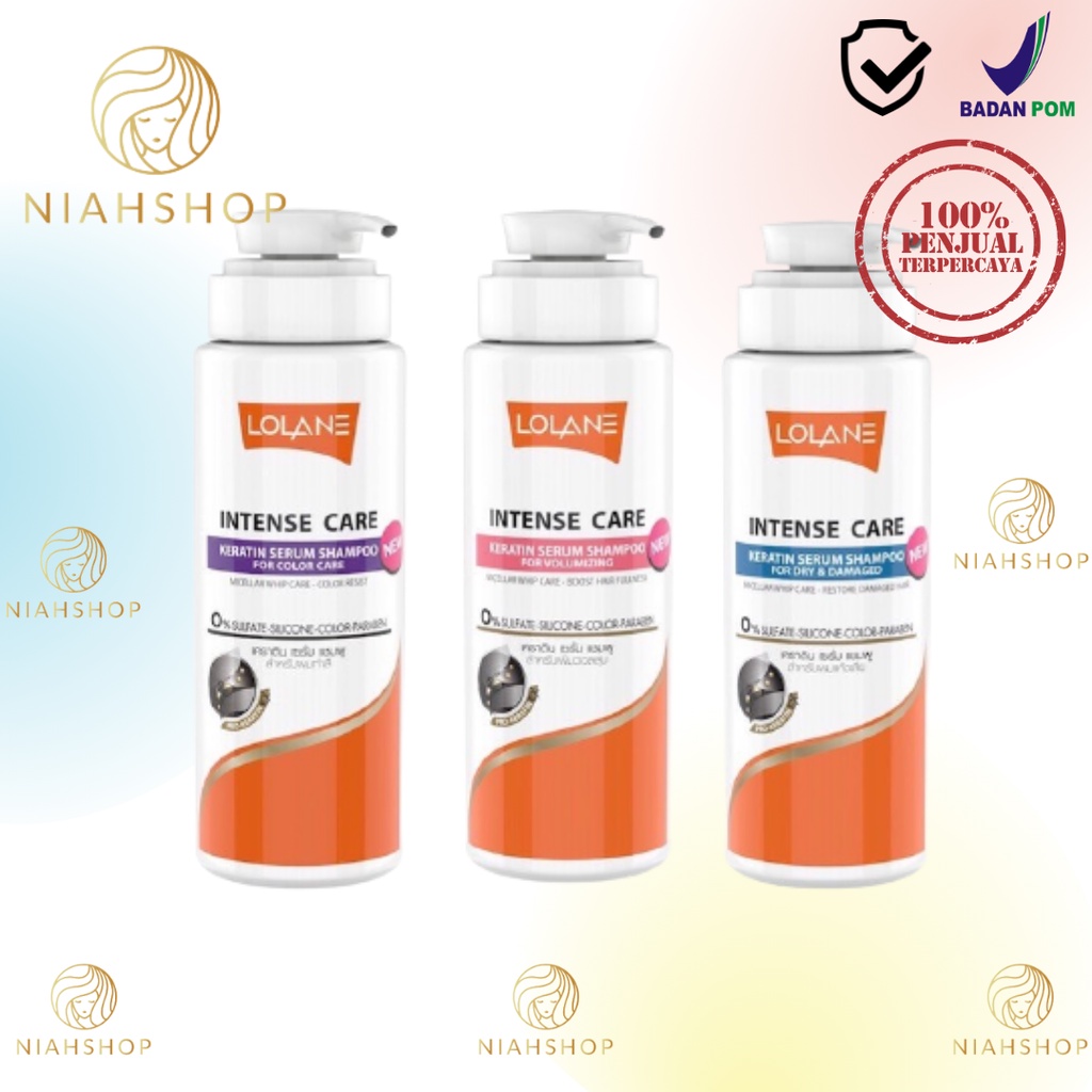 LOLANE INTENSE CARE KERATIN SERUM SHAMPOO 400ML