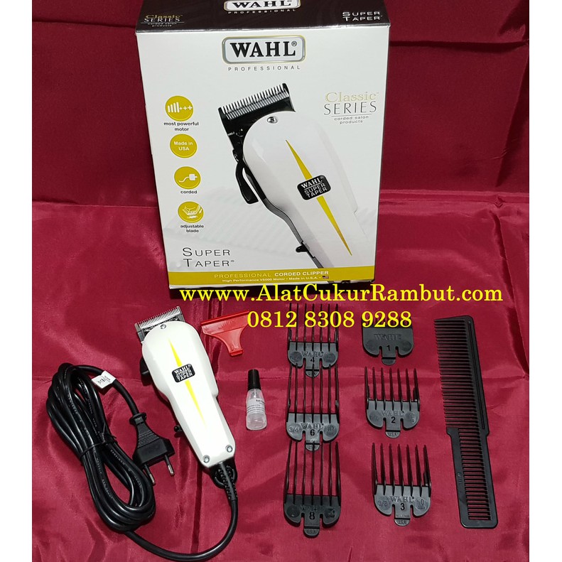 Jual Alat  Mesin cukur rambut Wahl Super Taper Classic Series USA Limited