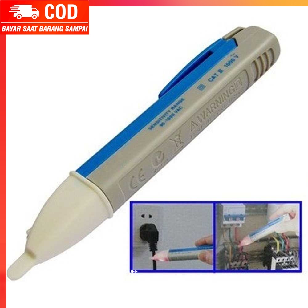 (100% BARANG ORI) Taffware Pen Non-contact AC Voltage Alert Detector 90V-1000V - VD02