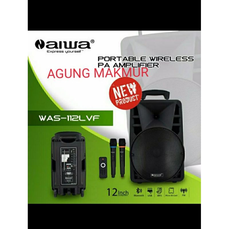 SPEAKER PORTABLE WIRELESS MEETING AIWA 112LVF