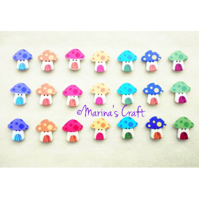 

Kancing Kayu Mushrooms (Jamur)