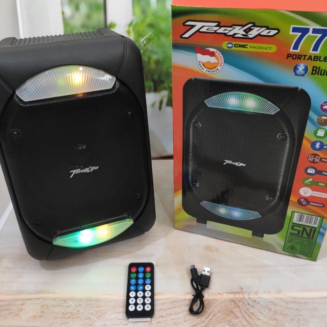Speaker Meeting Teckyo 777H Bluetooth,Speaker Portable original - new suara mantap