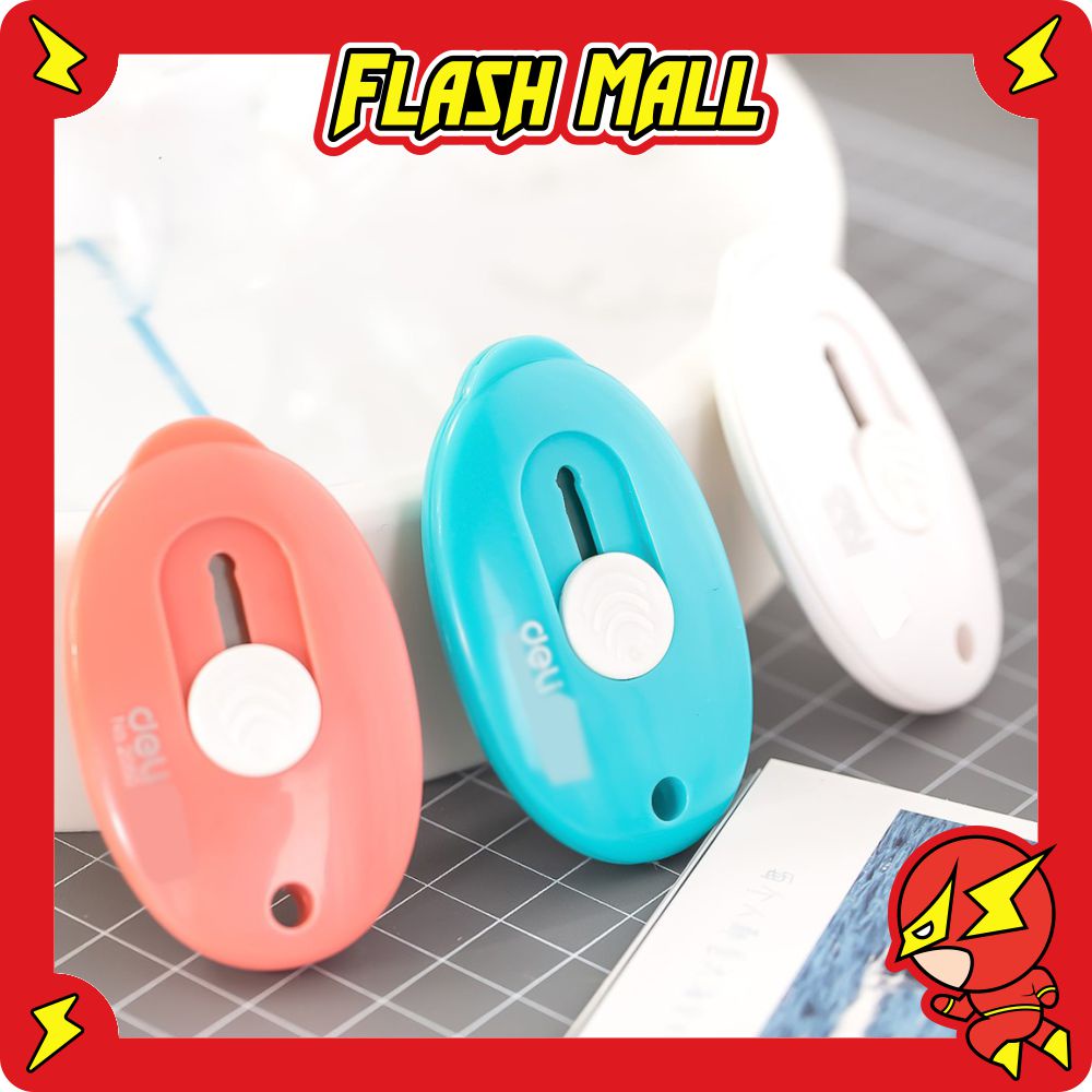 

FLASHmall Cutter Mini Portable Bentuk Oval Mini Cutter Polos Travel Kit Pemotong Kertas Paper Cutter Lucu S006 S026