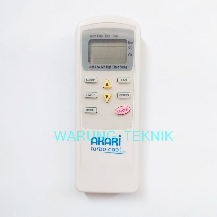 REMOT REMOTE AC AKARI RC-055T TURBO COOL ORIGINAL