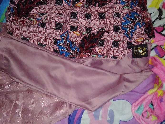 Tey-17 Batik Wanita Asj Sa Hrb026 Kenongo Kemeja Tosca Pendek