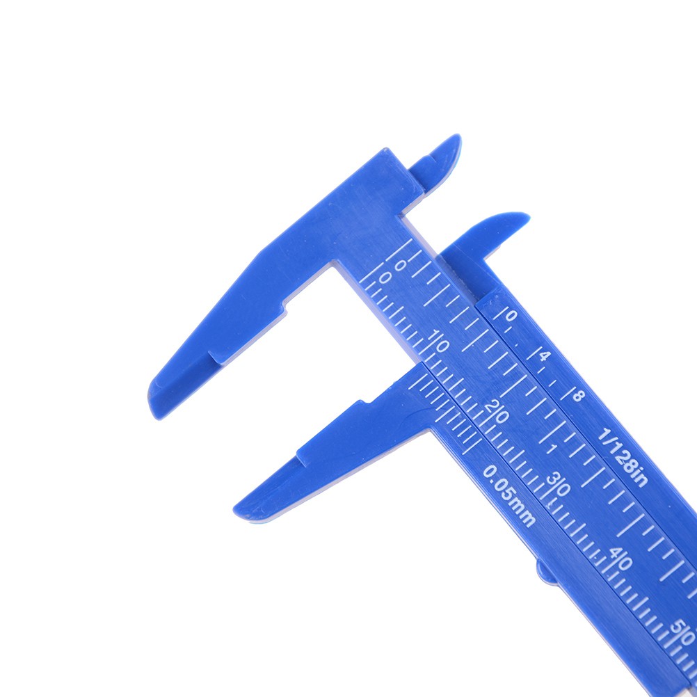 【XO*COD】80mm Mini Plastic Student Sliding Vernier Caliper Gauge Measurement Tool