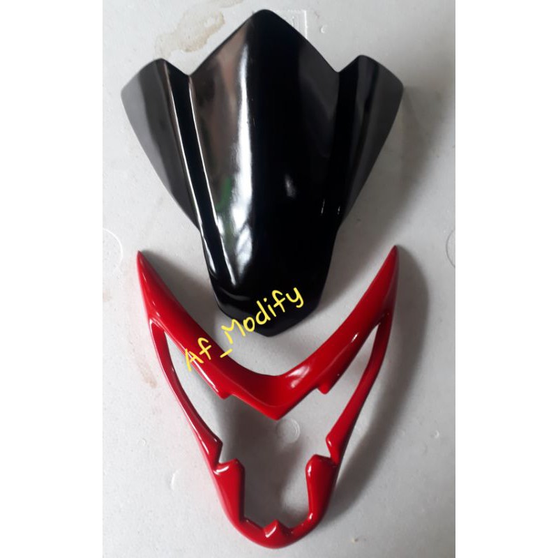 COVER HEADLAMP SONIC 150r dan Visor + visor variasi motor sonic 150r