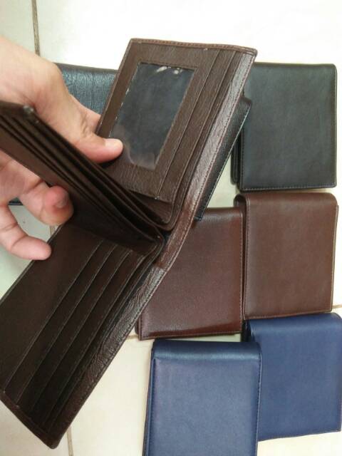 Dompet lipat pendek cowok 3D lokal