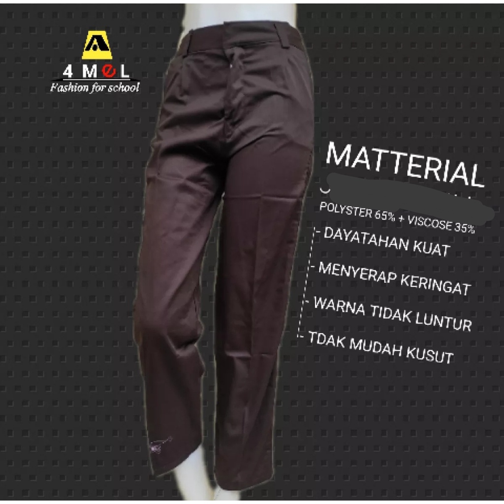 Celana Pramuka Panjang Kain High Twis SD/MI