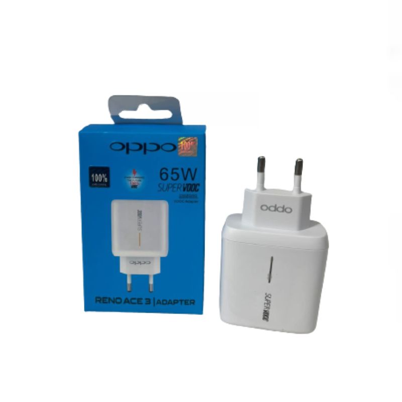 Adaptor Charger OPPO RENO ACE 3 Reno 2 Reno 4 Reno 5 Reno 5G 65W Batok Oppo Support Fast Charging Super VOOC D_Real Entrepreneur