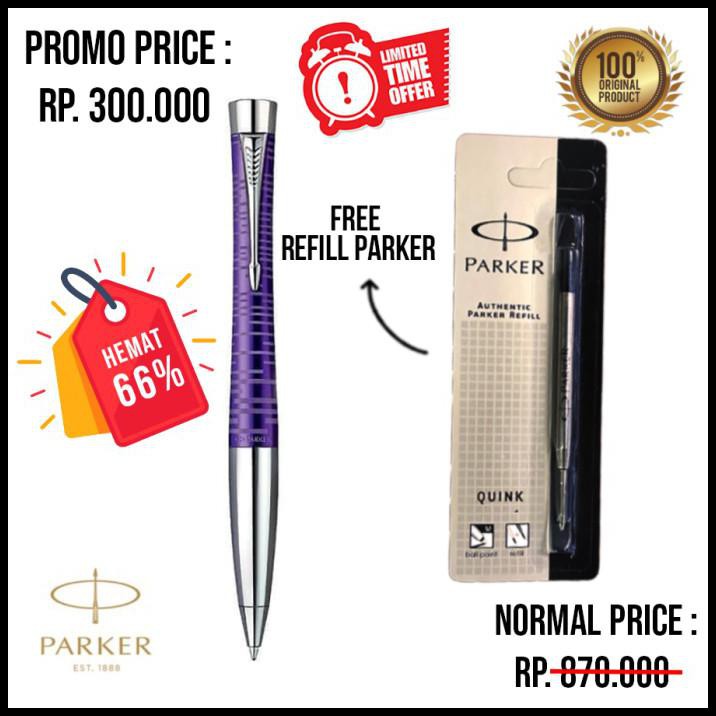 

Diskon Parker Urban Premium Amethyst Pearl Ballpoint