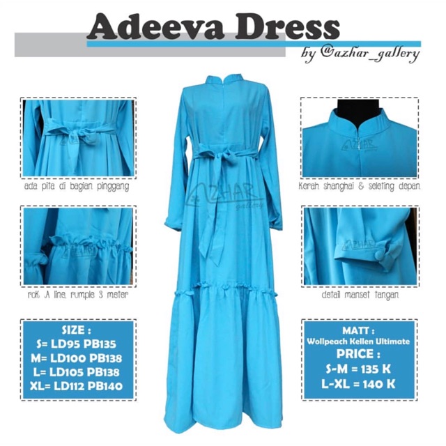 PRELOVED gamis adeeva by AZHAR gallery