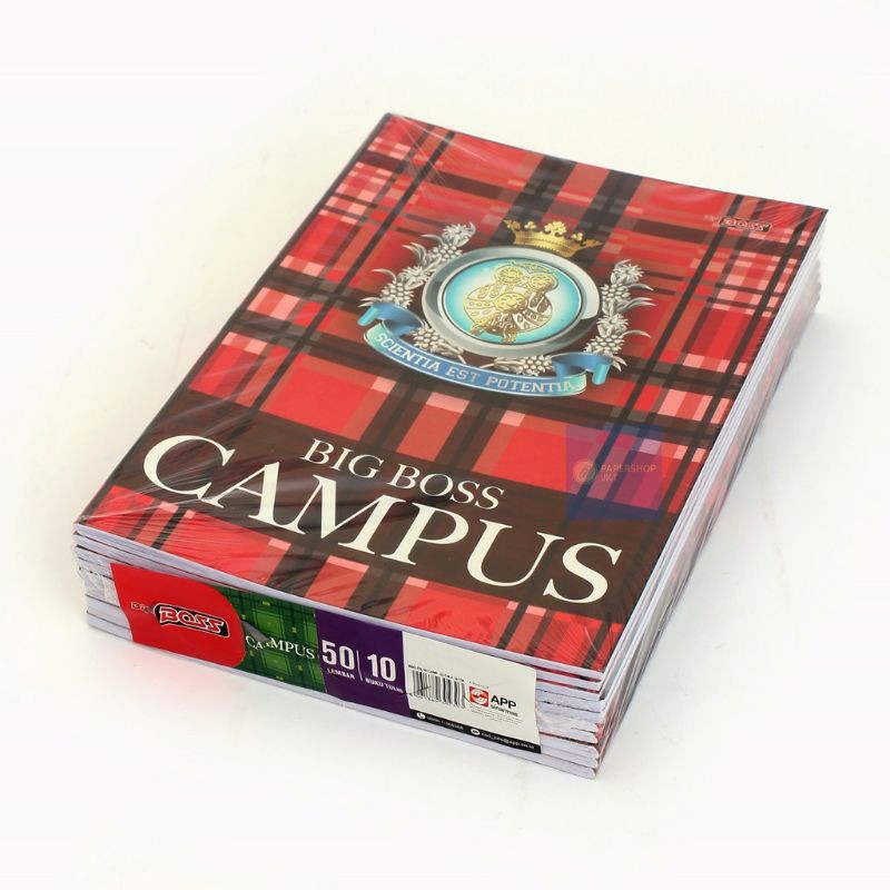 

Buku Tulis Campus Isi 50 Lembar / 1 Pack Isi 10 Pcs