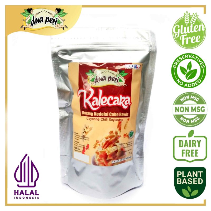 

Snack Pedas KALECARA Kacang Kedele Cabe Rawit Gluten Free Dua Peri