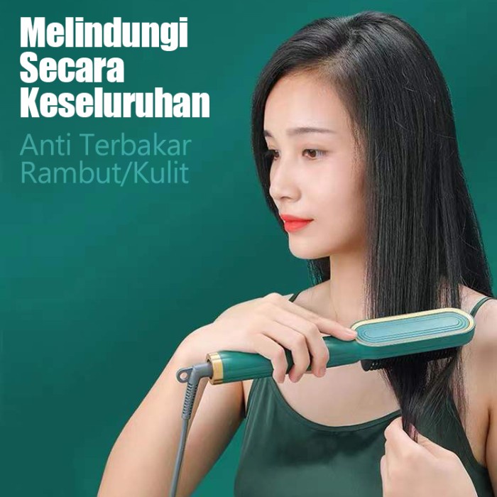 Catok Sisir Pelurus Rambut Fast Straightener Curler melindungi Hair / Catok Sisir / Catok Sisir Pelurus Rambut / Catok Sisir Pelurus Rambut 2in1 / New Sisir Pelurus Rambut Sisir Pelurus / Catok Sisir Pelurus Rambut Murah / Sisir Catokan Pelurus Rambut