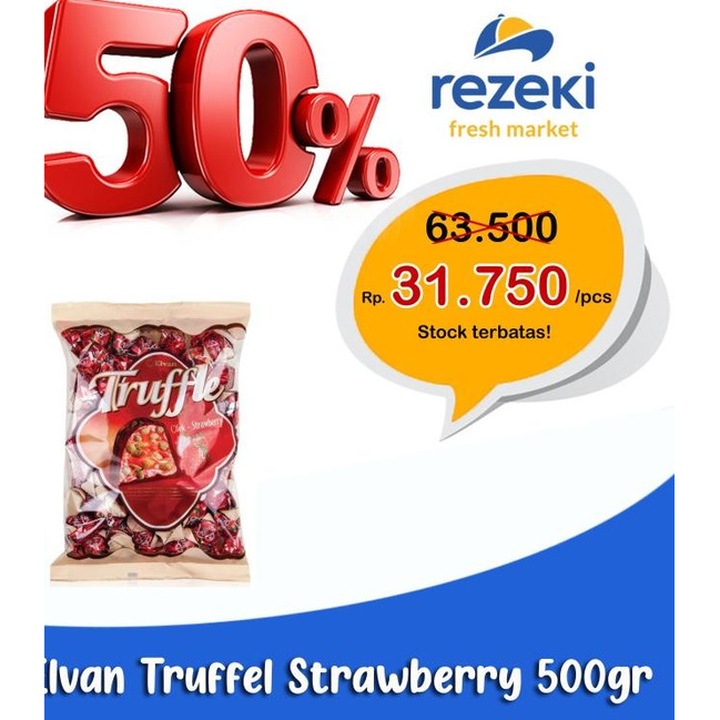 

X4O1 Elvan Truffle awberry [500 gr] Ready Stock
