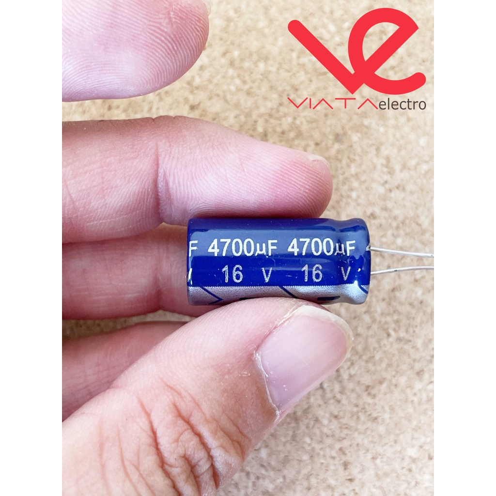 KAPASITOR ELCO 4700UF 16V (1 BUAH) KAPASITOR CAPACITOR ELKO KAPASITOR 4700 UF 16 V