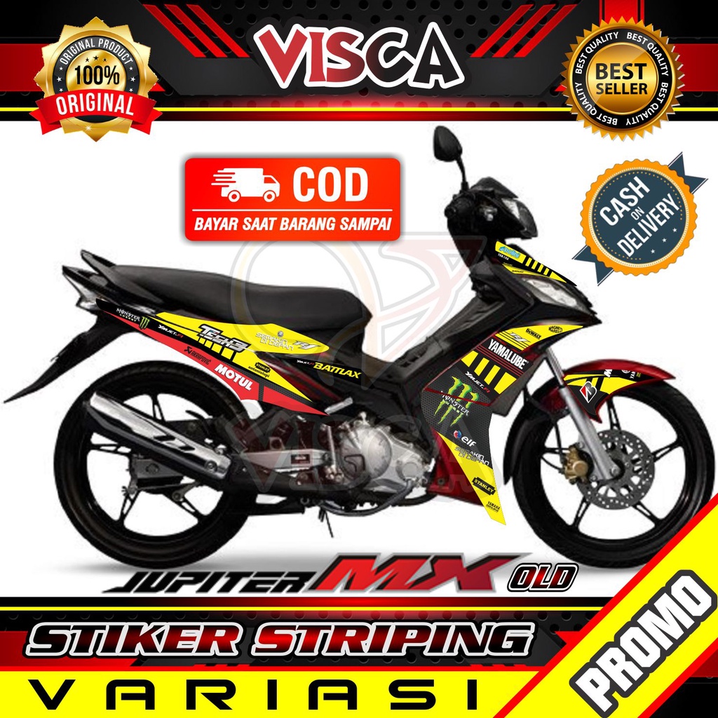 Striping Jupiter Mx Old - Stiker Sticker Striping Variasi Lis Yamaha Jupiter Mx Old - Striping Holog