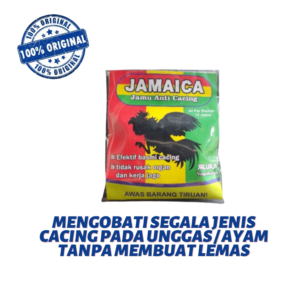 JALU AJI JAMAICA - Obat cacing ayam