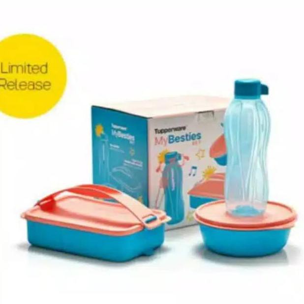 tupperware my besties set ,kotak makan ,tempat makan :promo