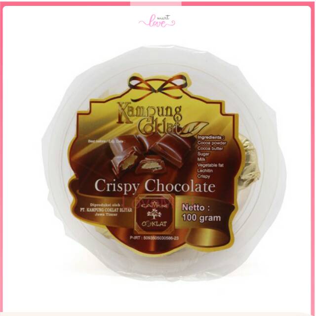 

COKLAT KRISPI 100.g/Cup Kampung Coklat GuSant