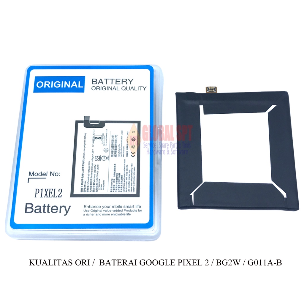 KUALITAS ORI / BATERAI GOOGLE PIXEL 2 / BATERE BG2W / BATRE G011A-B