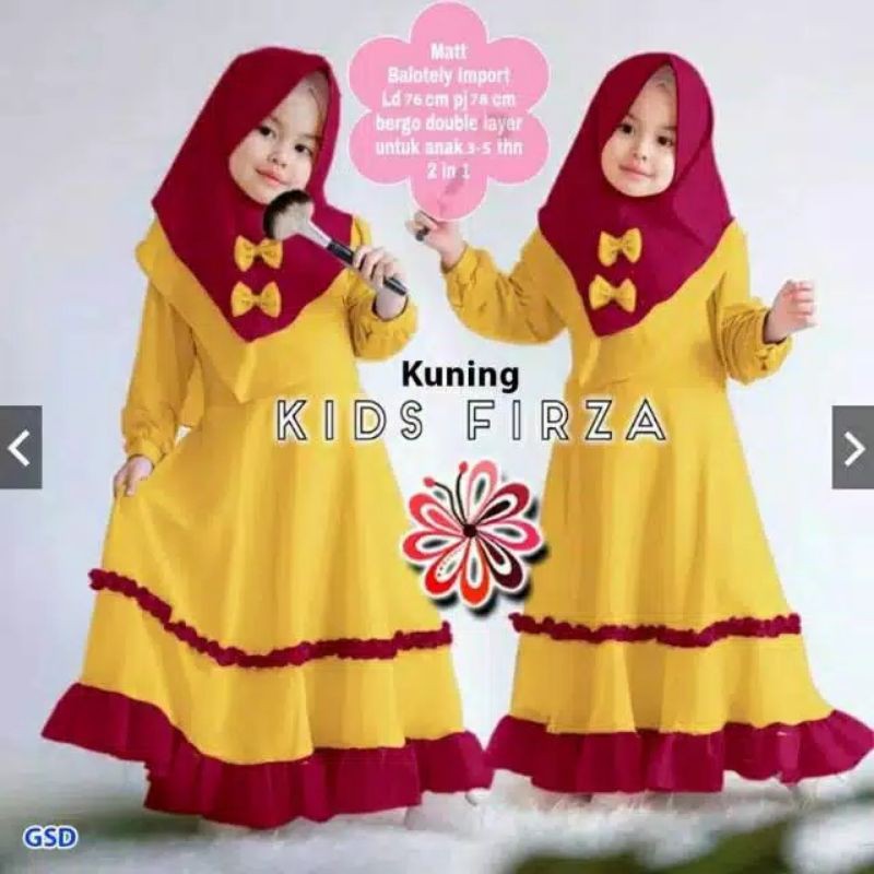 GAMIS FIRZA KIND GAMIS ANAK SETELAN TERBARU