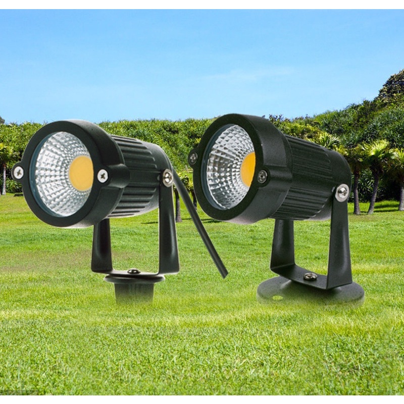 Lampu LED Taman Halaman Teras Outdoor Sorot 5W Watt Tancap Spot Spotlight Garden Park Light Lamp