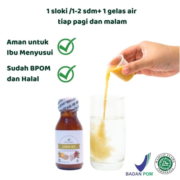 

DailyShot Lemon Mix 60ml [campuran lemon,jahe,kayumanis] imun booster (BERKUALITAS)