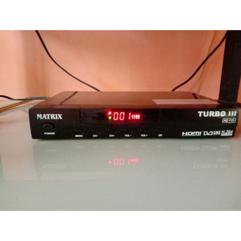 Receiver parabola Matrix Turbo III HD PVR