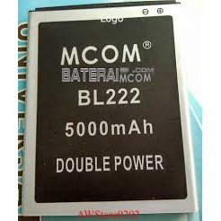 Mcom Battery Batre Baterai Double Power Mcom Lenovo A660 S660 A668T BL-222 BL222 BL 222