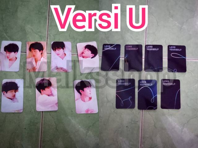 BTS Love Yourself Tear Photocard Kpop