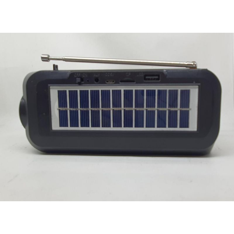 Speaker portable i solar panel L105 senter fm radio bluetooth