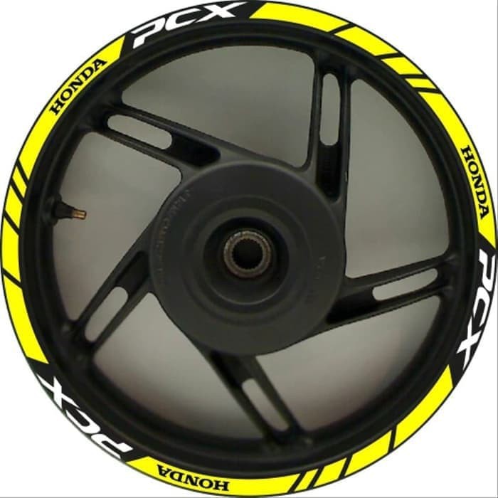 Sticker Velg PCX 125 150 velg 13 14 Stiker Aksesoris