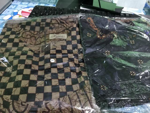 Andhini Seling Tunik Sogan Kombinasi Tunic Andini Selling Andhini Tunik Batik Modern Seragaman