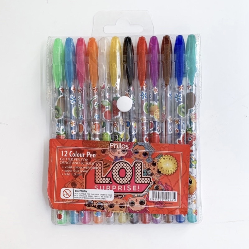 

PULPEN JEL GLITTER 12 WARNA