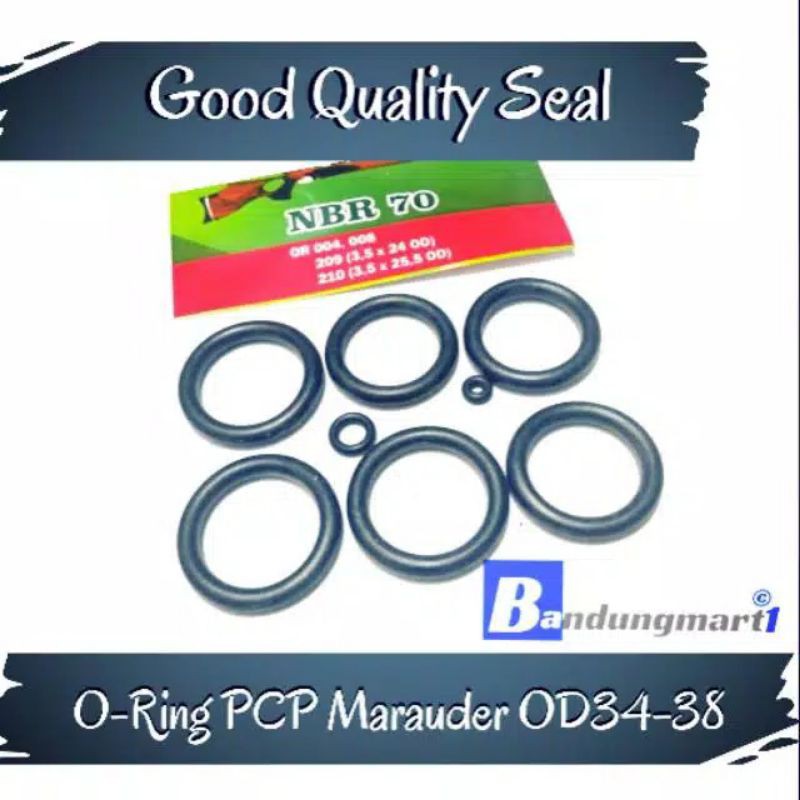 O RING SEAL SET PCP MARAUDER NBR70, OD34-OD38