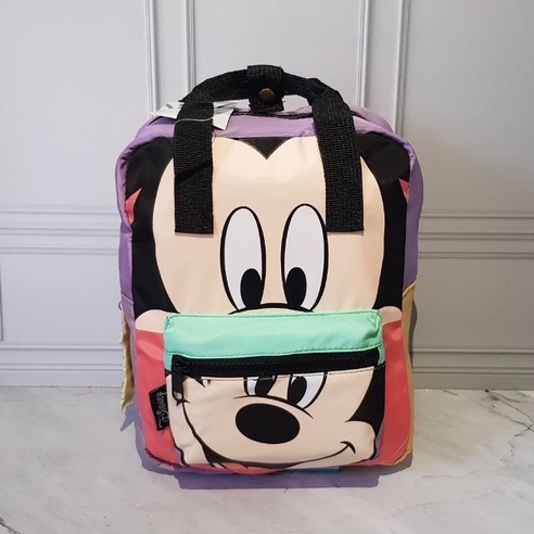 TAS ANAK ZR MICKEY MOUSE DISNEY RUBBER MINI BACKPACK