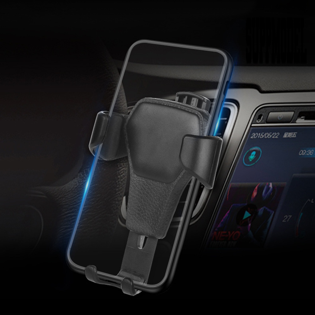 Stand Holder Hp / GPS Universal Bentuk Segitiga Untuk Vent Ac Mobil