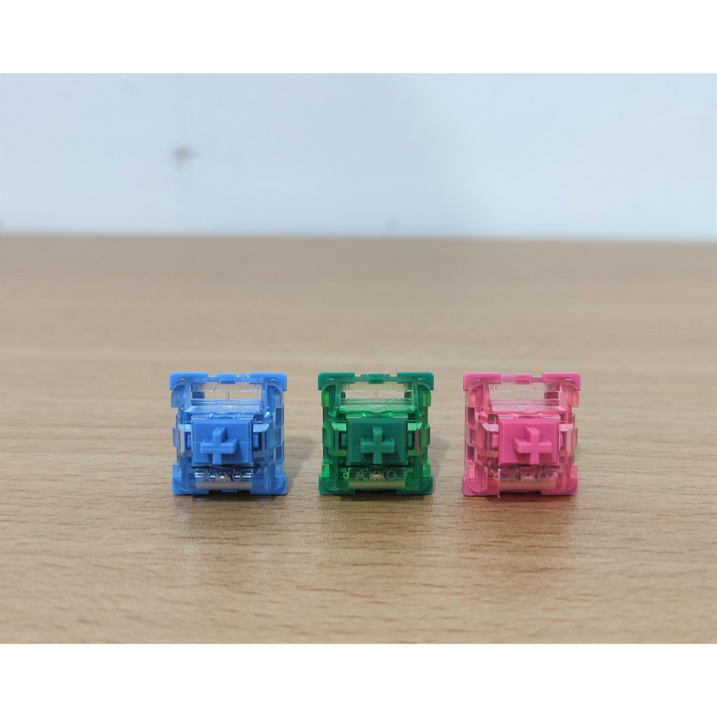 AKKO CS MECHANICAL SWITCH - Ocean Blue, Matcha Green &amp; Rose Red Custom Series