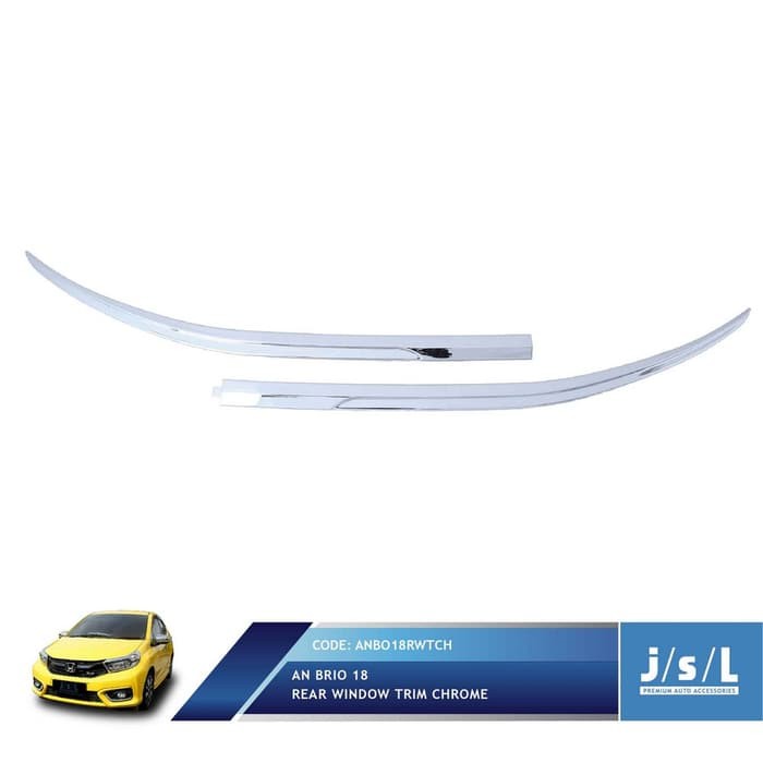 List Kaca Belakang All New Brio Chrome